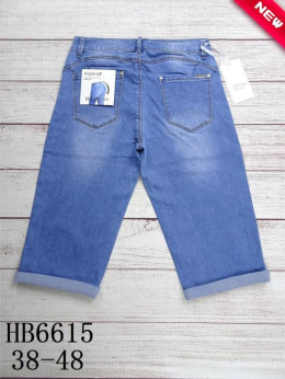 Krótkie, jeansowe spodenki damskie model: HB6615 (rozm. 38-48)