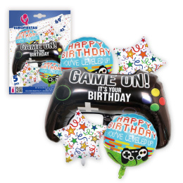Urodzinowy zestaw balonów foliowych - kontroler do gier