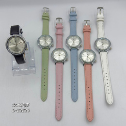 Women's watches on a leather strap, model: B-22220
