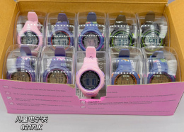 Zegarki elektroniczne dla dzieci na silikonowym pasku, model: 8217LK