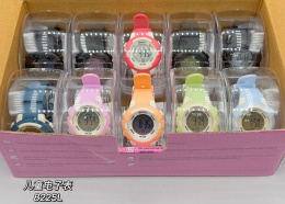 Zegarki elektroniczne dla dzieci na silikonowym pasku, model: 8225L