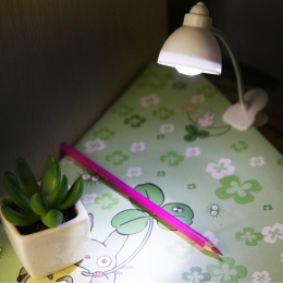 Lampy stołowe, biurkowe LED - energooszczędna z klipsem
