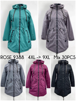 Women's fall/winter jackets size 4XL-9XL model: ROSE 9388