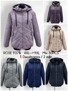 Women's double-sided jackets fall/winter size 4XL-9XL model: ROSE 9376