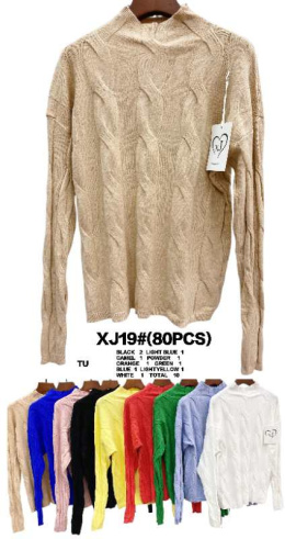 Damski półgolf - sweter model: XJ19#