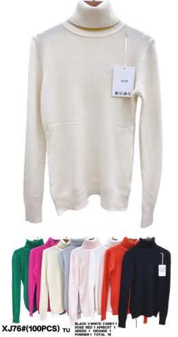Damski sweter z golfem model: XJ76#