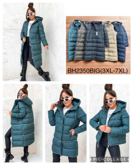 PLUS SIZE women's winter jacket, model: BH2350 (size: 3XL-7XL)