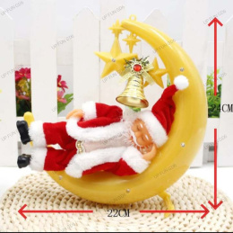 Christmas decorations - Santa on the moon