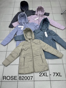 Women's spring jackets model: ROSE 82007 (sizes 2XL-7XL)