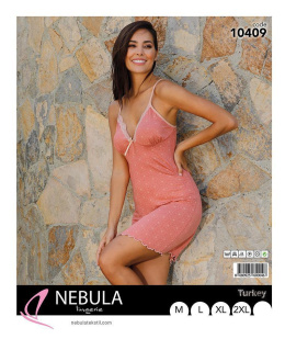 Women's nightgown, narrow straps, NEBULA (size M-2XL)