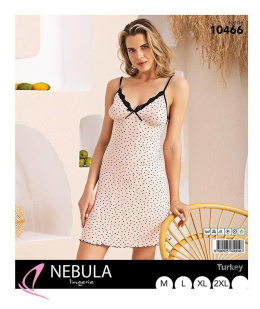 Women's nightgown, narrow straps, NEBULA (size M-2XL)